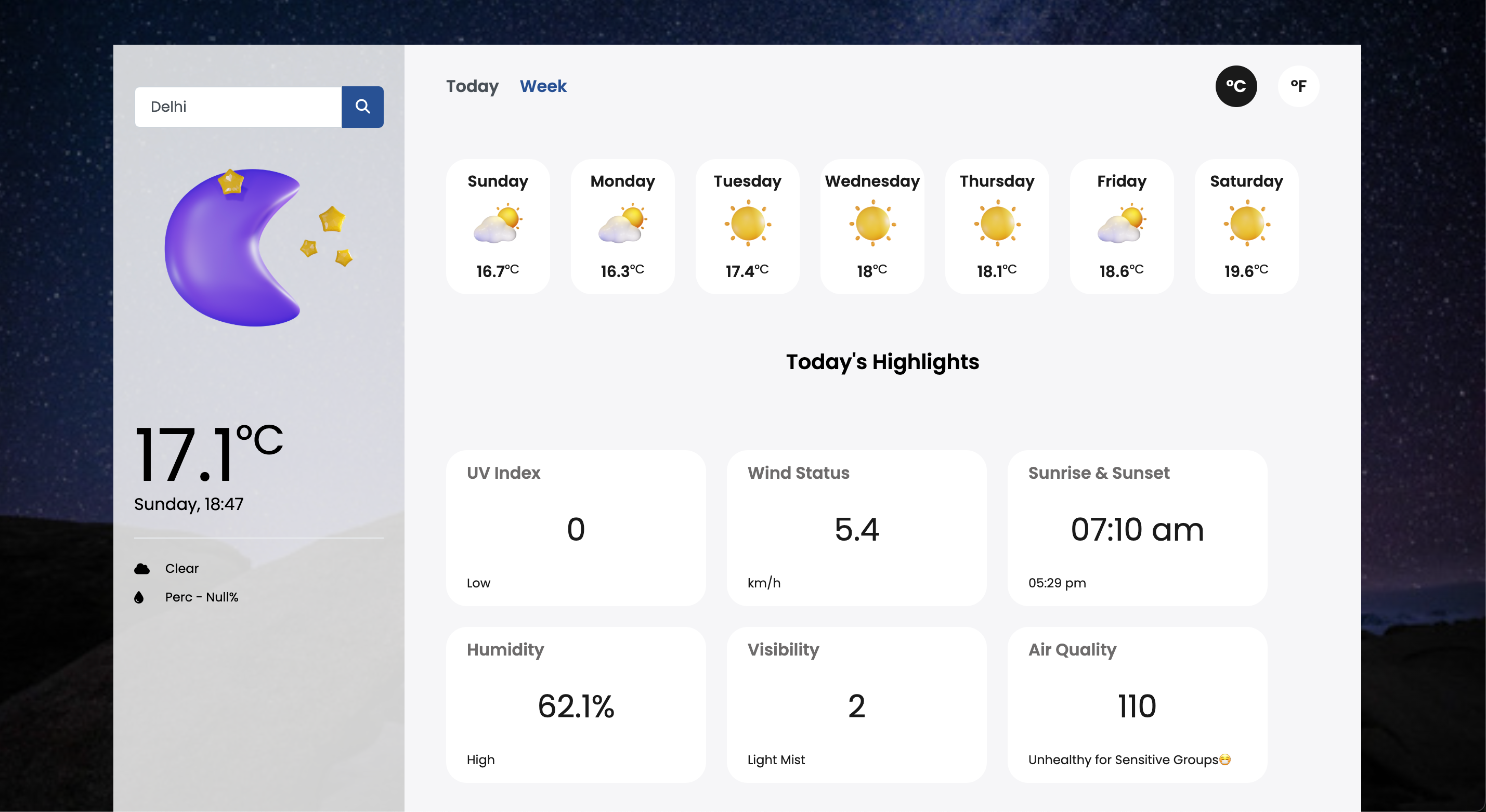 Weather Forecast